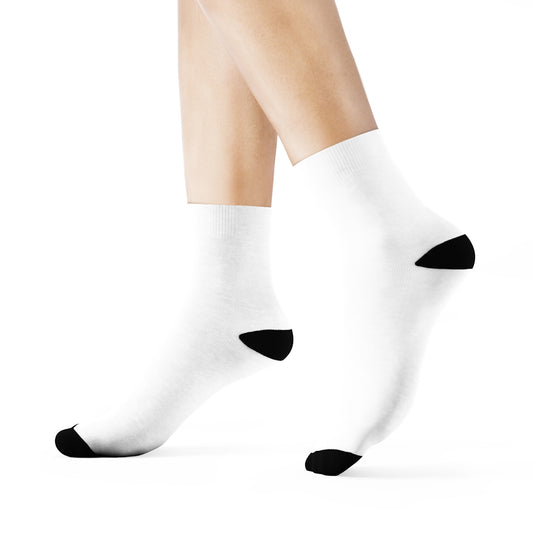 Simple Socks - White Crew Socks