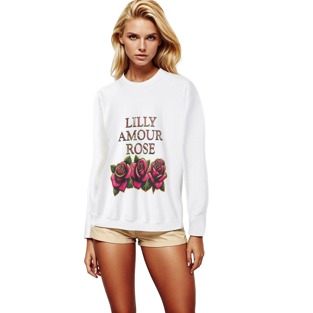 Lilly Amour Rose - Heavy Blend Crewneck Sweatshirt